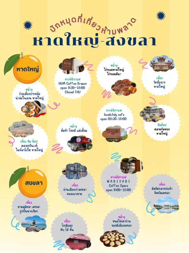 ปักหมุดที่เที่ยวห้ามพลาด หาดใหญ่-สงขลา