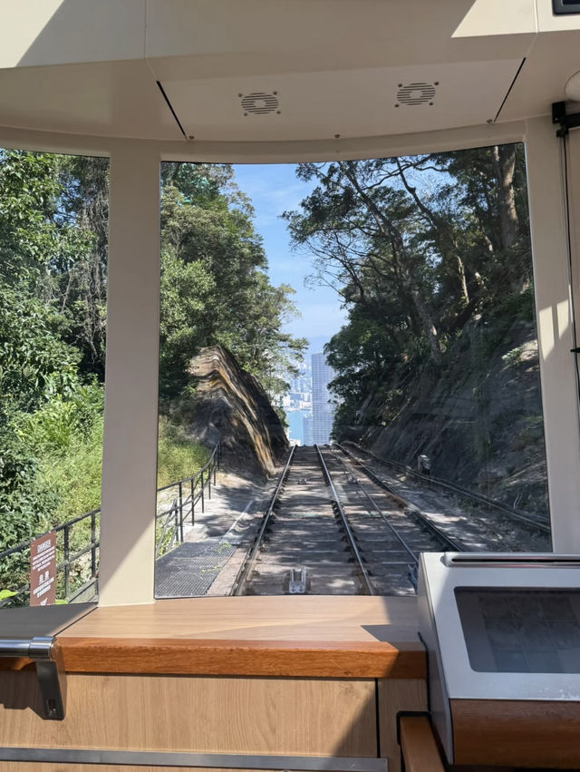 A Scenic Ascent on the Victoria Peak Cable Car