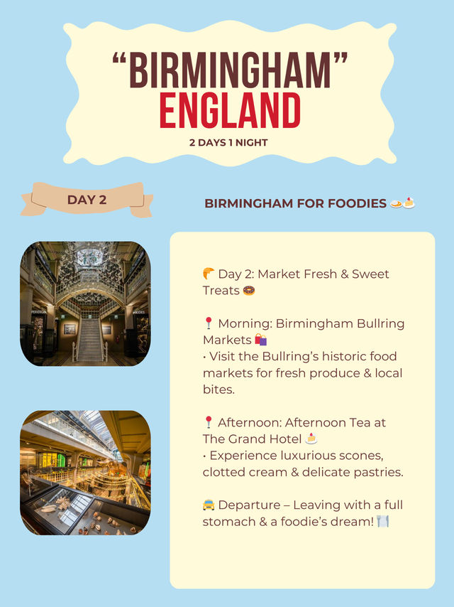 Birmingham itinerary 