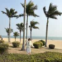 ## 🌊 廈門必打卡！「一國兩制沙灘」：站在這裡，眺望金門！🏖️