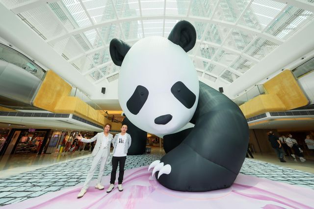 🐼10米長7米高充氣熊貓藝術裝置首度登港