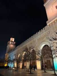 KING HUSSEIN MOSQUE AMMAN: CHERRY BLOSSOMS & EID BLESSINGS 🌸🕌✨