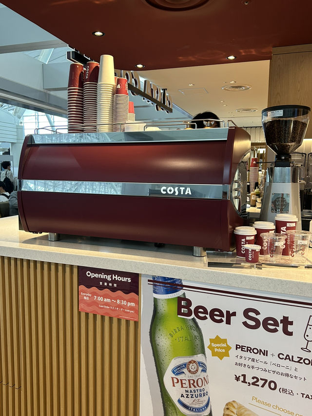 【福岡国際空港】コスタコーヒー（Costa Coffee）