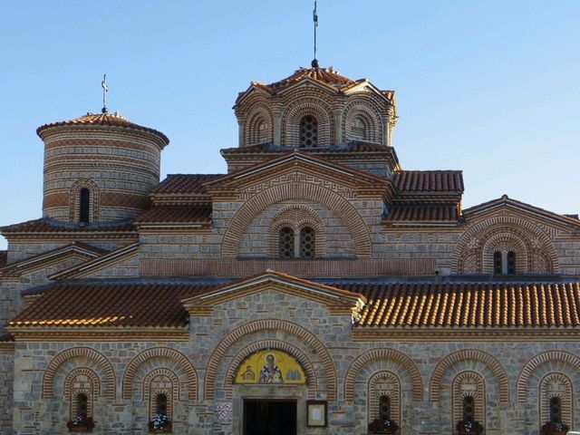 【北マケドニア🇲🇰】オフリド湖近くの修道院