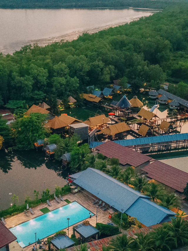 พักผ่อนแบบชิลๆ ที่พักติดป่าชายเลน ฟีลกู๊ดมาก 💚🌳