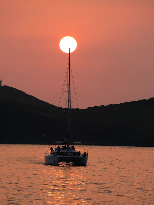 🌅 차귀도 앞바다에서 만난 가장 고요한 노을