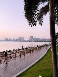 Lovely sunset stroll in Shenzhen’s Qianhai