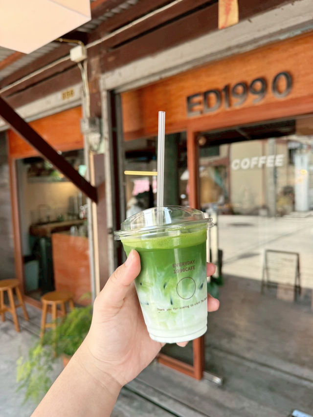มาชิมมัทฉะที่ร้าน Everyday1990cafe สมุทรสาคร