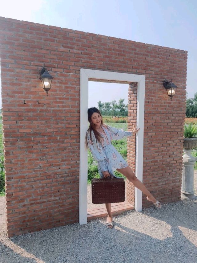 สวนดอกไม้ บ้านไร่นายรุ่ง กาญจนบุรี