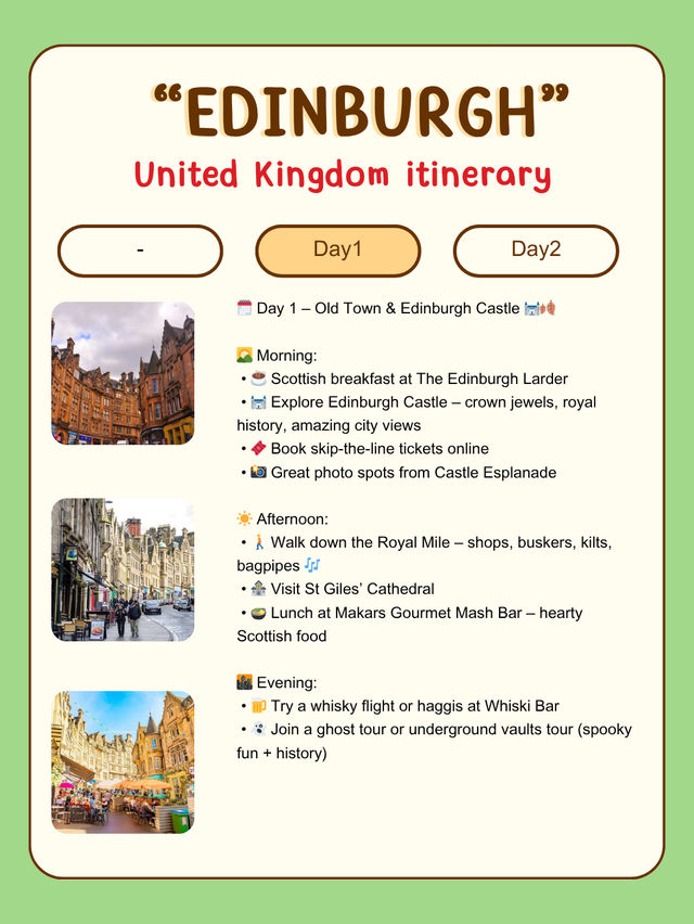 A trip to Edinburgh with me! 🇬🇧