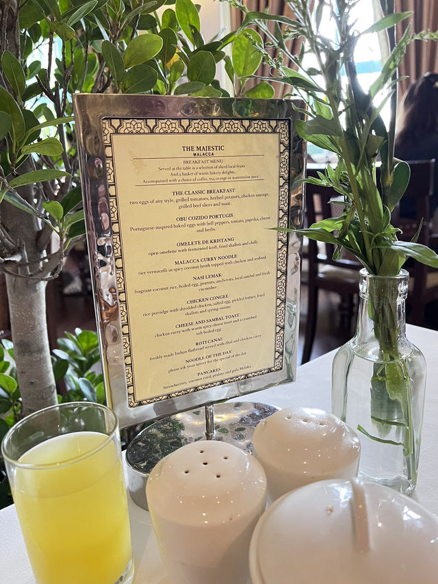 Morning of Indulgence: The Majestic Malacca’s Sumptuous À La Carte Breakfast
