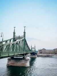 Crossing the Charm of Liberty Bridge in Budapest