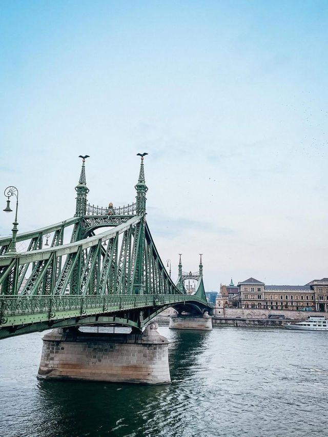 Crossing the Charm of Liberty Bridge in Budapest