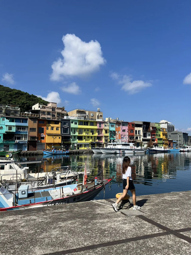 Zhengbin Port Color Houses ไต้หวัน