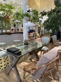 Cafe with stunning sea views in Penang