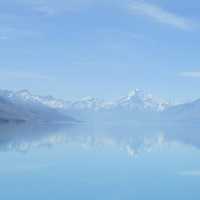 美到我想哭的普卡基湖藍