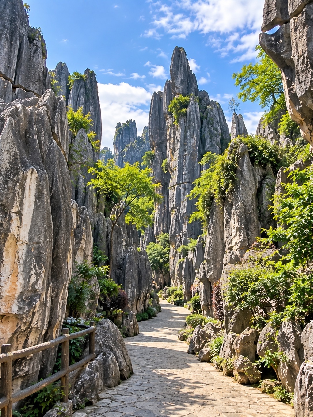 🏞️🇨🇳 Национальный парк «Куньминский каменный лес»: природное чудо провинции Юньнань.