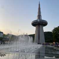대전 도룡동 엑스포 한빛탑 음악분수 피크닉