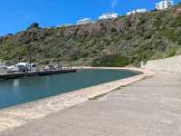 Walking to Castelsardo while avoiding the main road.
