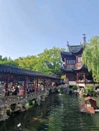 Have you experienced the calm of Yu Garden yet? 🌸🎐🎋