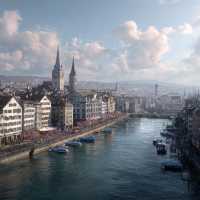 Zurich’s Quiet Elegance: Reflections, Trams & Timeless Streets 🕊️🌿