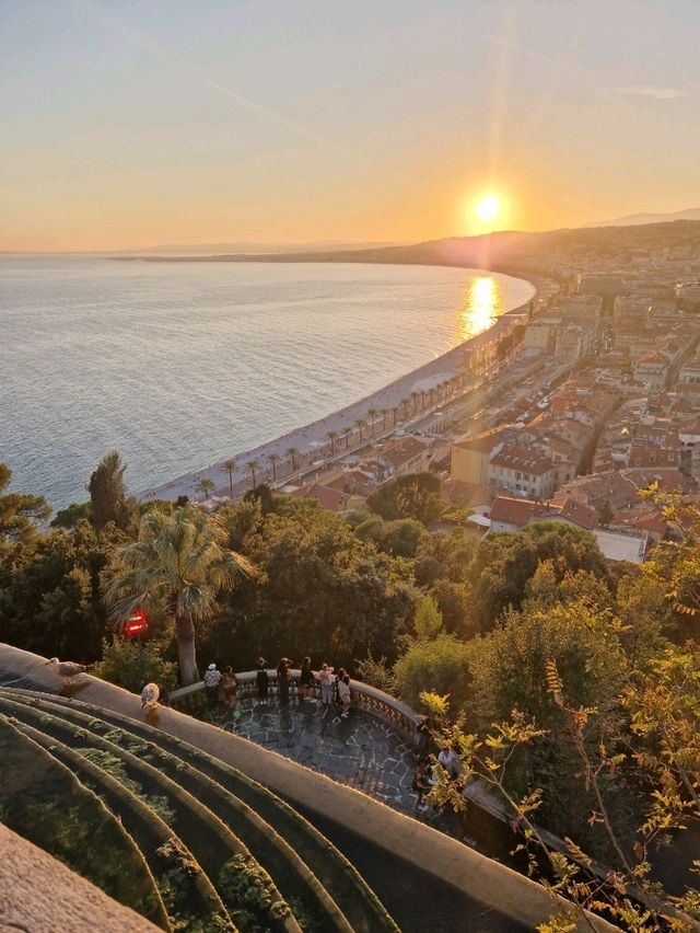 The spot you must visit at sunset in Nice...🌆 The spot you must visit at sunset in Nice...🌆