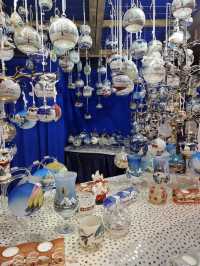 ✨ Christmas Market Bressanone – Blue & White Ornaments ✨