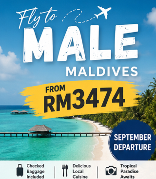 ✈️ Fly to Malé from RM3,474 | September Departure 🌴🇲🇻
