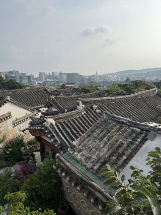 🏯 A Hidden Rooftop View in Bukchon, Seoul