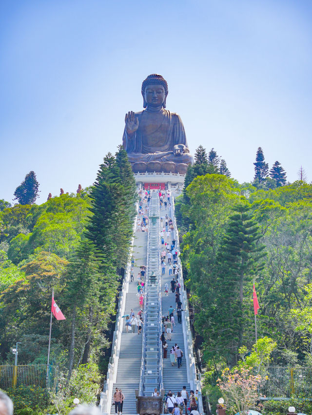 Hong Kong 🇭🇰 Ngong Ping 360 Pilgrimage Trail, panoramic 360 cable car experience.