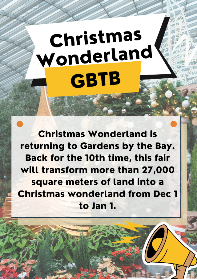Christmas Wonderland at Gardens by the Bay! 🎉