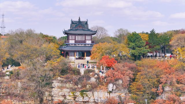 秋末冬初的虞山