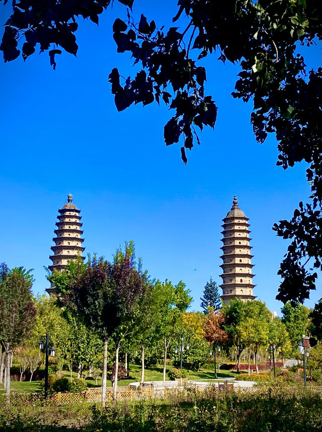 太原雙塔公園秋景（一）