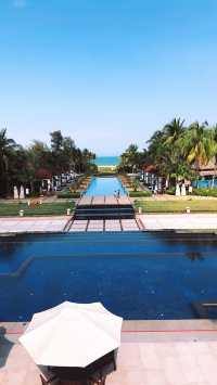 海口一線迷人海景西海岸，濱海游泳池水上親子樂園椰林海灘度假酒店