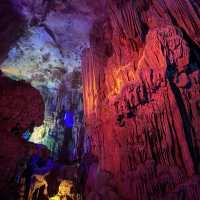 🌈Reed flute cave is impressively massive🤩