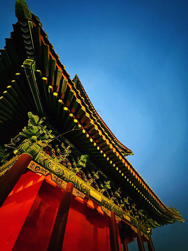 拍攝夜景的好地方正定古城