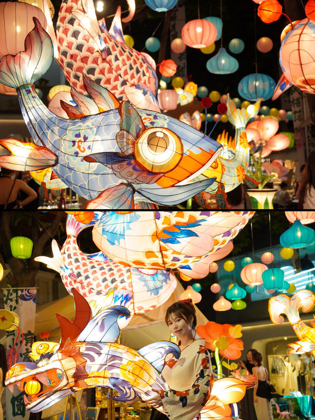 佛山嶺南天地中秋賞花燈拍照去！快來拍！