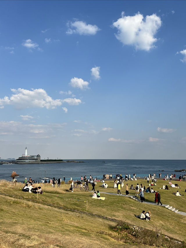 青島海之戀！小麥島旁的夢幻仙境！免費。
