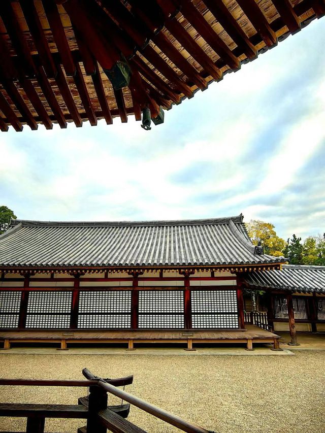 奈良法隆寺。