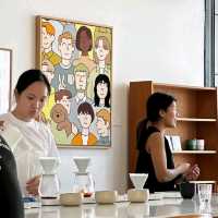 Minimalist cafe
