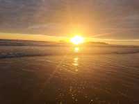 丹絨亞路海灘的夕陽