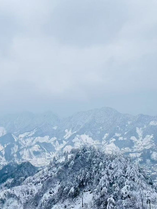 暢遊浙西「小雪山」——太子尖雪景