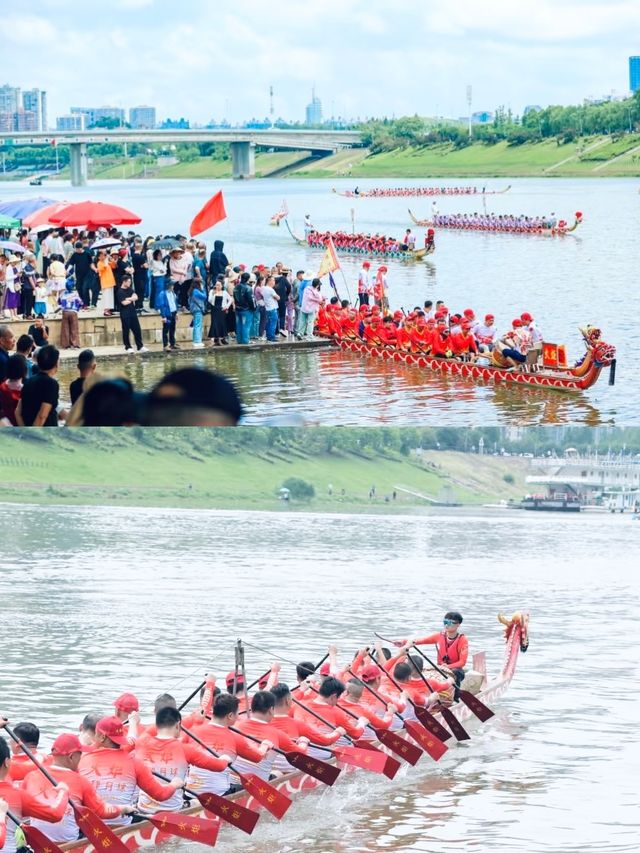 端午去瀏陽睇龍舟：人哋扒船靠體力，我靠嗌「加油」會贏嗎