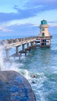颱風天勇闖南澳島