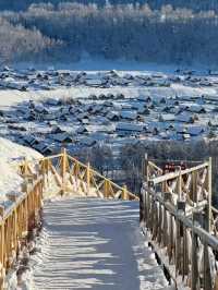 雪落人間，把世界裹成純白童話