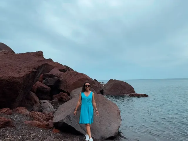 聖托里尼·費拉 & 紅沙灘 & 燈塔 聖托里尼·費拉 & 紅沙灘 & 燈塔