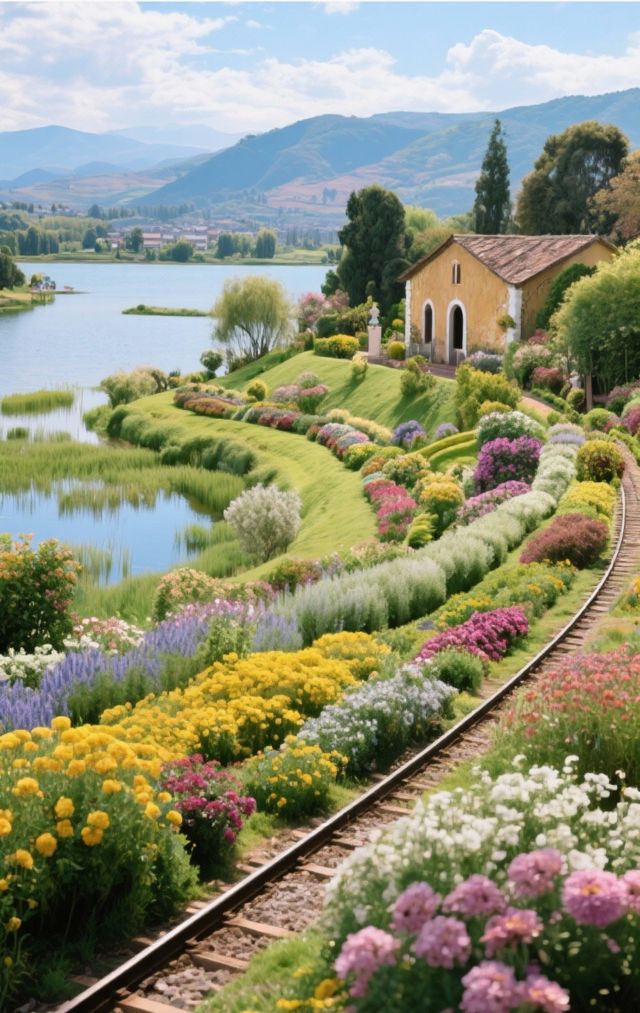 雲南蒸氣火車花叢秘境 雲南蒸氣火車花叢秘境
