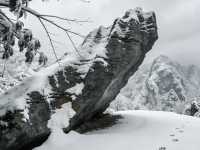 雪_石林華鎰山_四川廣安