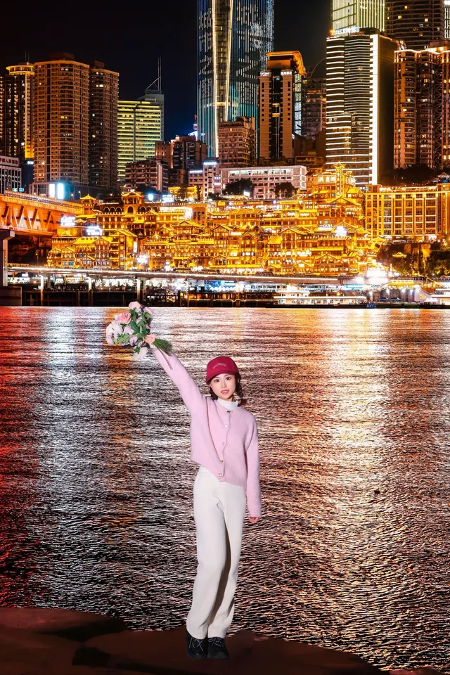 洪崖洞夜景拍照3r一張附詳細路線圖不迷