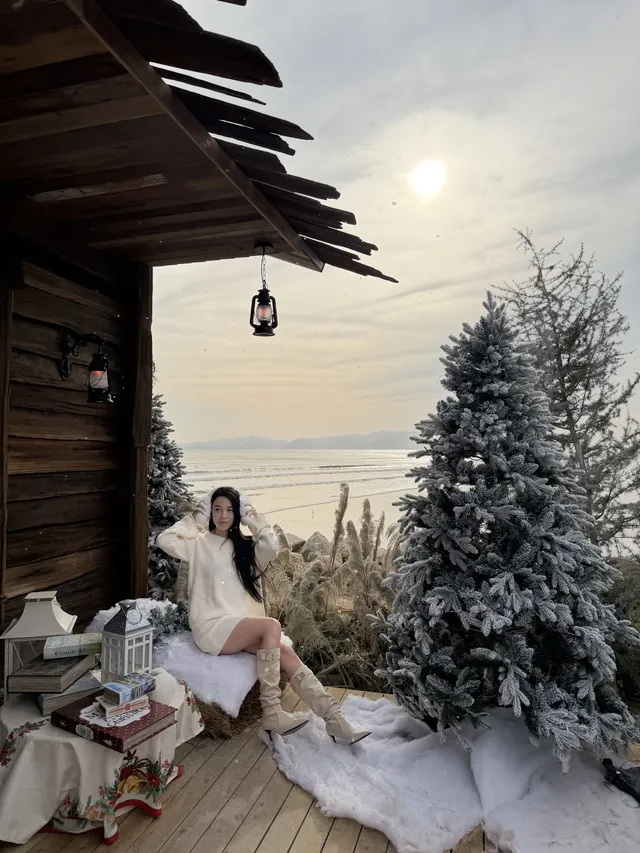 珠海下雪了在海邊拍一組冬日情書 珠海下雪了在海邊拍一組冬日情書